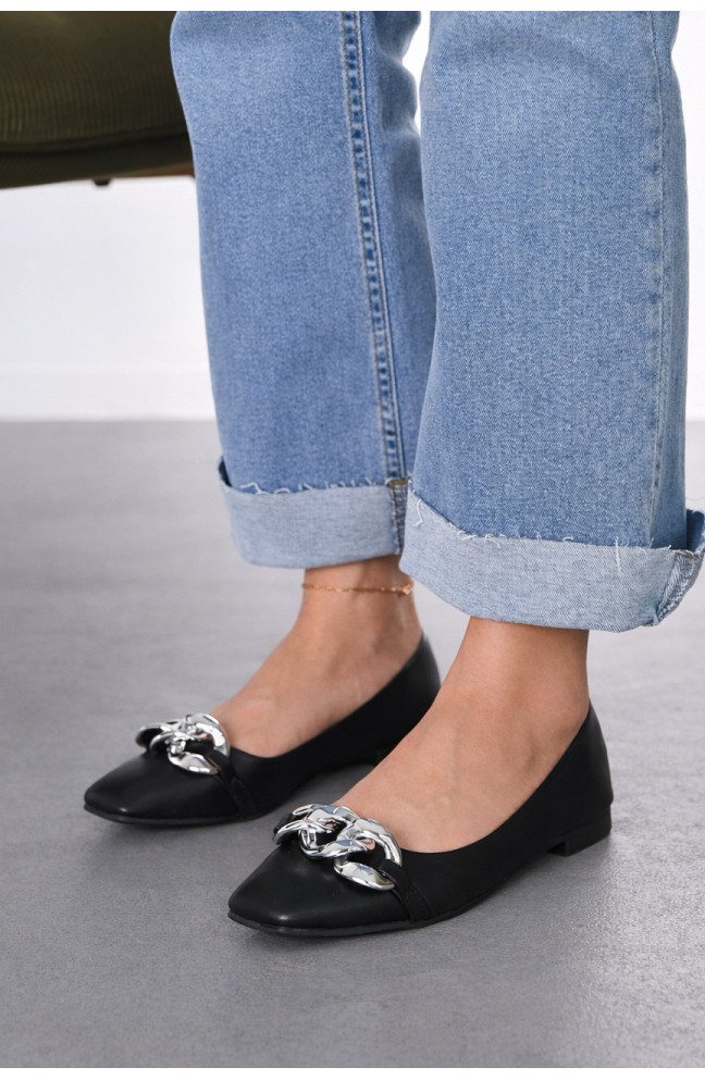 Балетки женские черного цвета 211863L