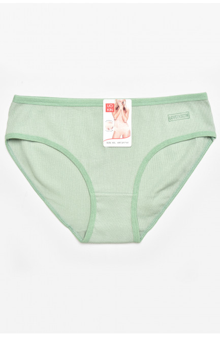 Трусы женские зеленого цвета 211870L
