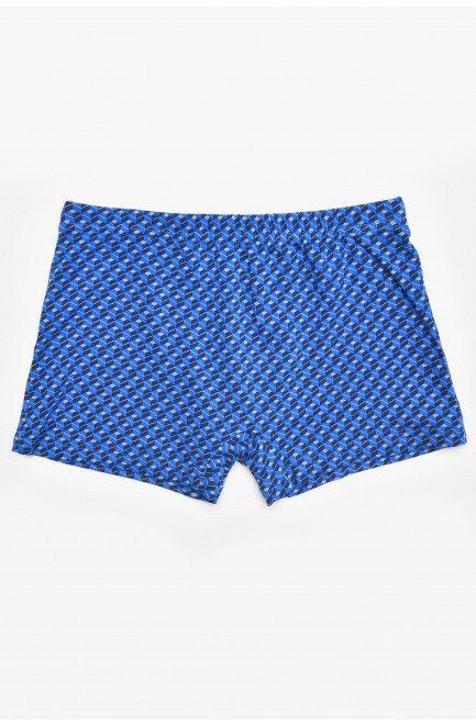 Боксеры детские для мальчика синего цвета с принтом 211871L