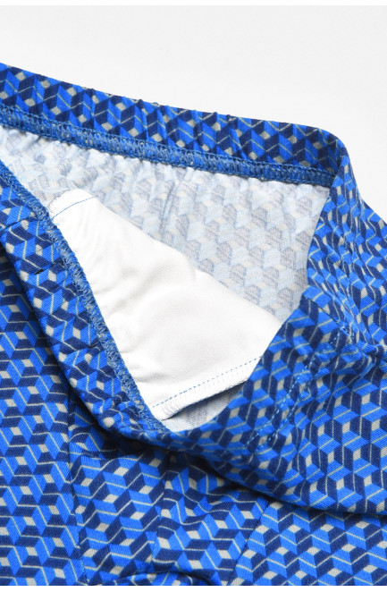 Боксеры детские для мальчика синего цвета с принтом 211871L