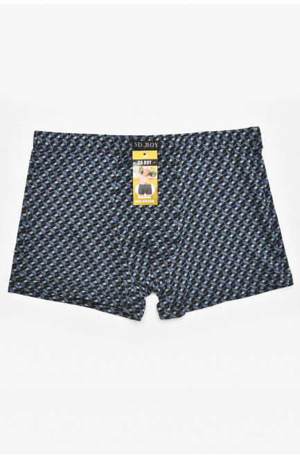Боксеры детские для мальчика черного цвета с принтом 211873L