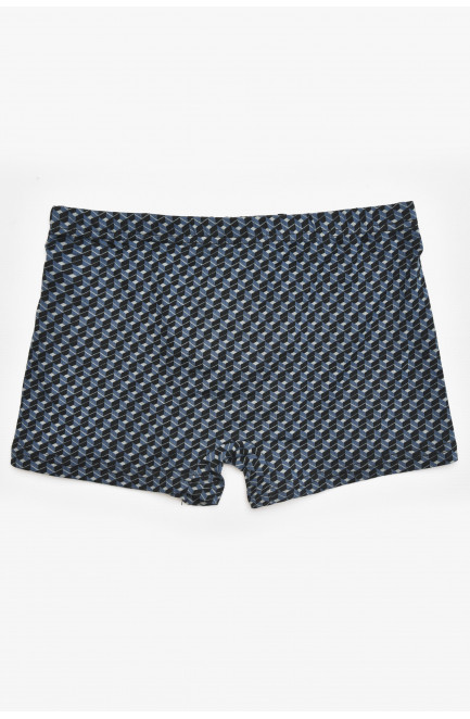 Боксеры детские для мальчика черного цвета с принтом 211873L