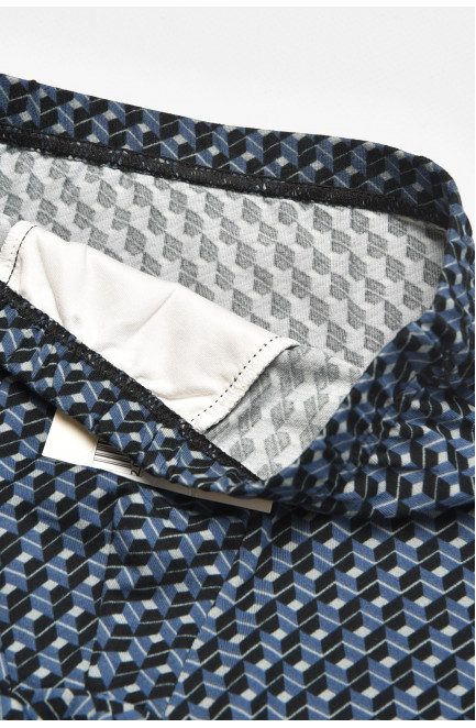 Боксеры детские для мальчика черного цвета с принтом 211873L