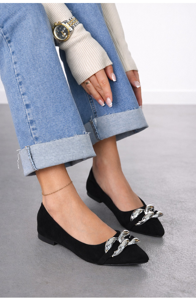 Балетки женские черного цвета 211920L