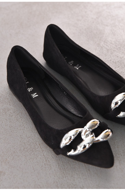 Балетки женские черного цвета 211920L