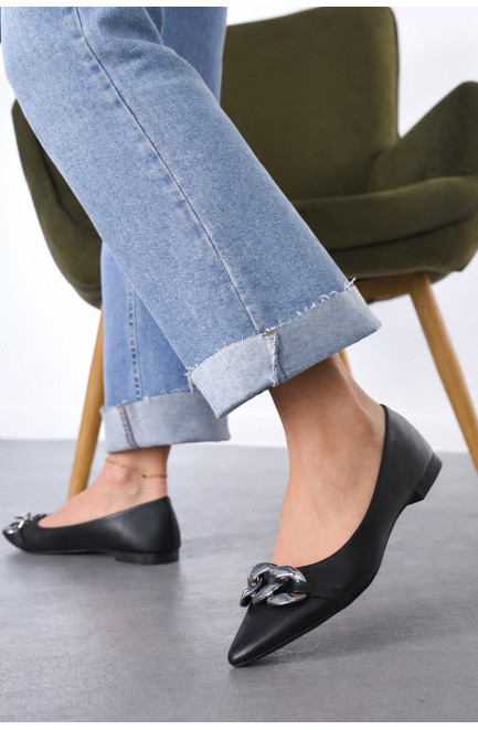 Балетки женские черного цвета 211921L