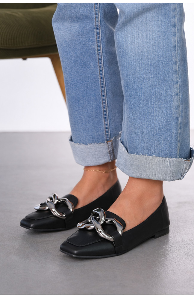 Балетки женские черного цвета 211923L