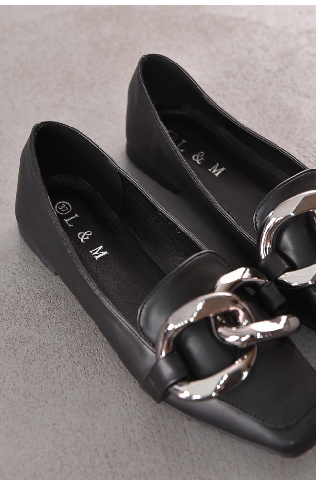 Балетки женские черного цвета 211923L