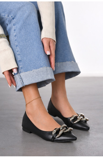 Балетки женские черного цвета 211953L