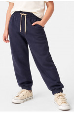 Штаны детские вельветовые для девочки серого цвета 212018L