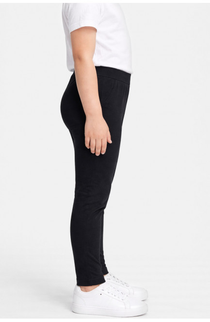 Лосины детские для девочки черного  цвета 212045L