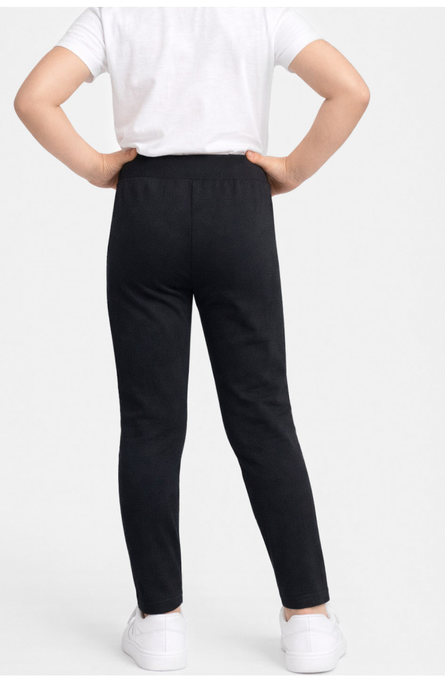 Лосины детские для девочки черного  цвета 212045L