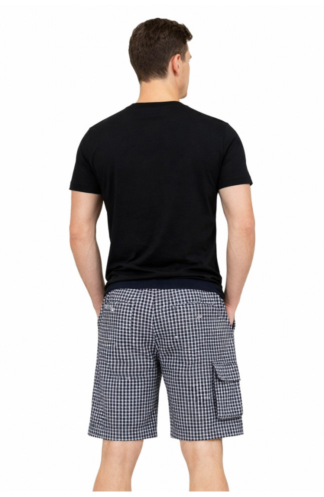 Шорты мужские черного цвета с принтом 212070L