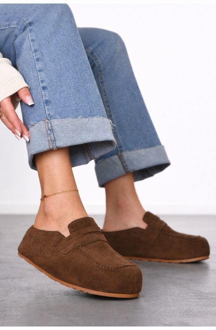 Мюли женские коричнивого цвета 212087L