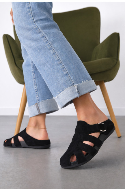 Мюли женские черного цвета 212090L