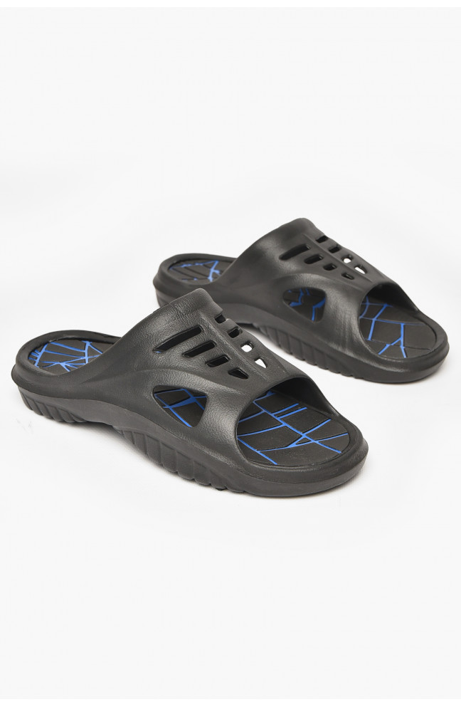 Шлепанцы мужские пена черного цвета 212099L