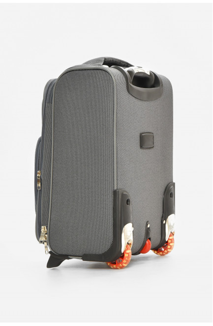 Чемодан дорожный на 2 колесах серого цвета 34л 212162L