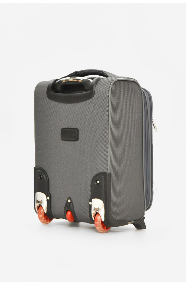 Чемодан дорожный на 2 колесах серого цвета 34л 212162L