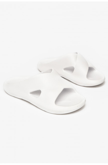 Шлепанцы пена женские белого цвета 212367L