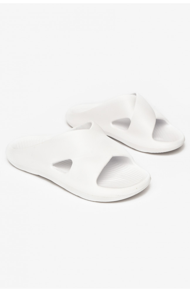 Шлепанцы пена женские белого цвета 212367L