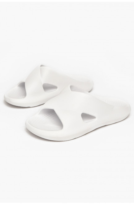 Шлепанцы пена женские белого цвета 212367L