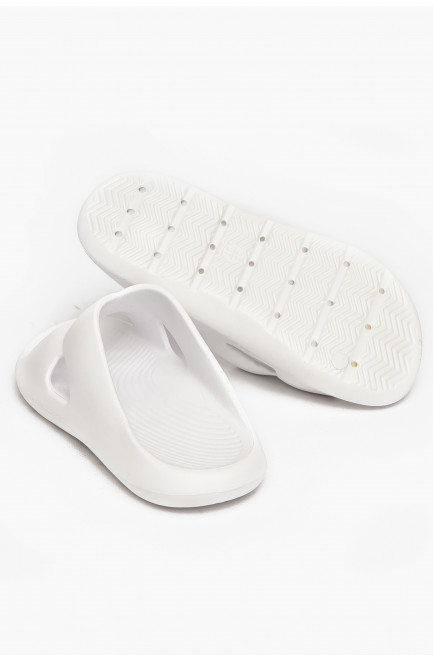 Шлепанцы пена женские белого цвета 212367L