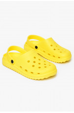 Кроксы женские желтого цвета 212377L