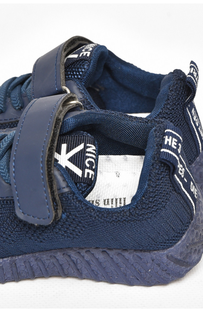 Кроссовки детские темно-синего цвета 212380L