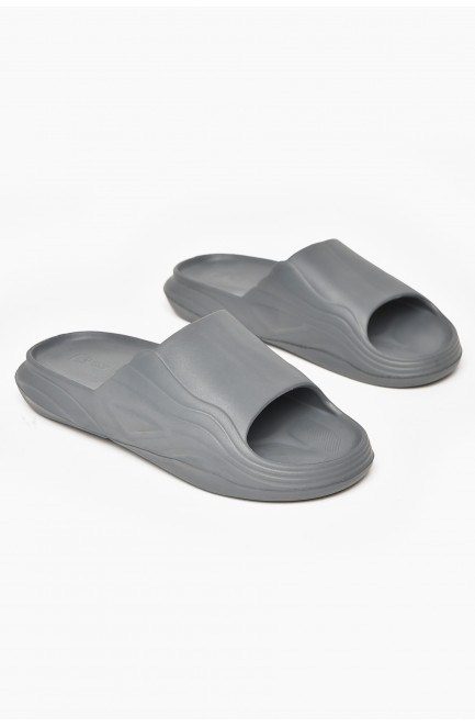 Шлепанцы мужские пена серого цвета 212381L