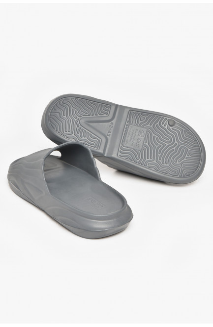 Шлепанцы мужские пена серого цвета 212381L