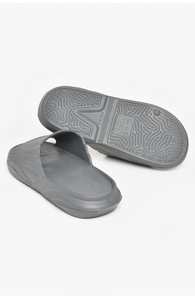 Шлепанцы мужские пена серого цвета 212381L