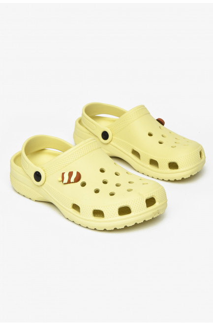 Кроксы детские салатового цвета 212413L