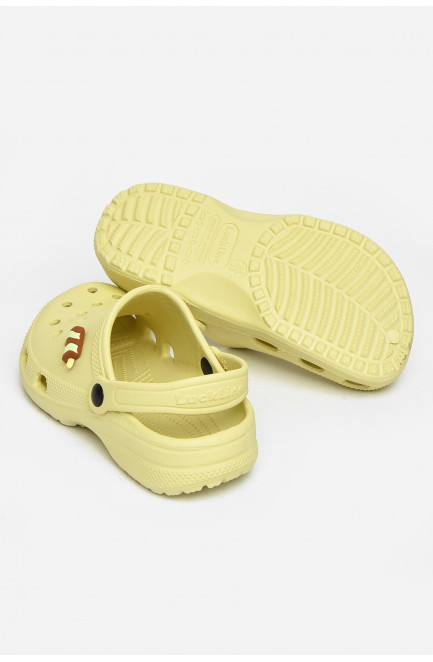 Кроксы детские салатового цвета 212413L