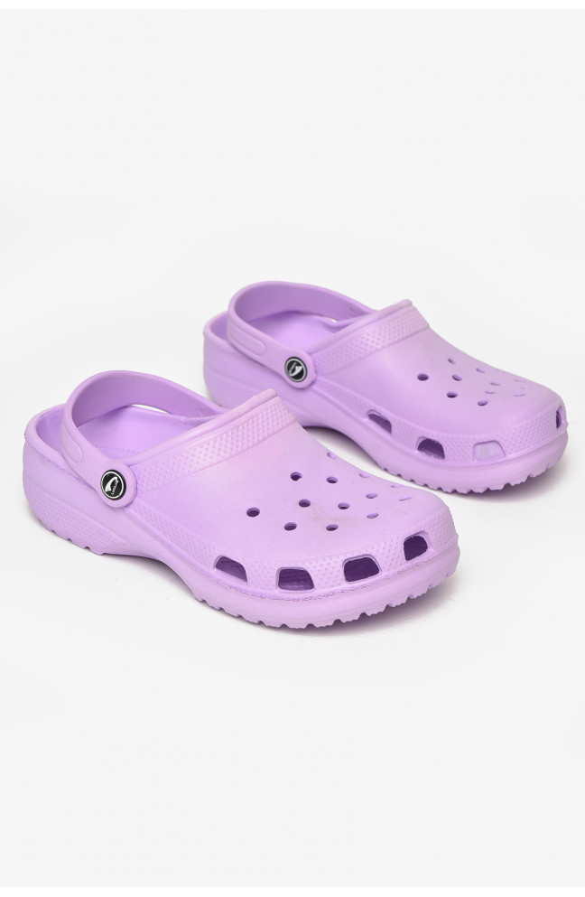 Кроксы детские сиреневого цвета 212414L