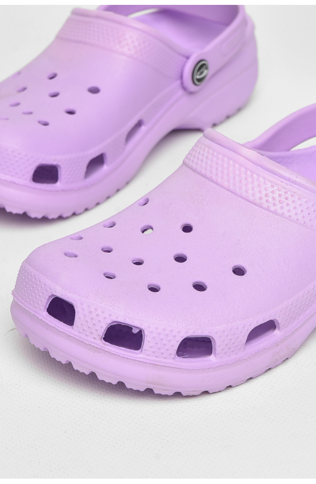 Кроксы детские сиреневого цвета 212414L