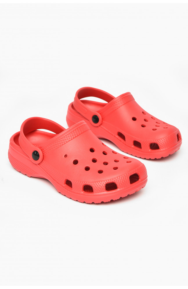 Кроксы детские красного цвета 212416L