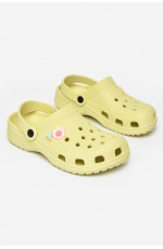 Кроксы детские салатового цвета 212418L
