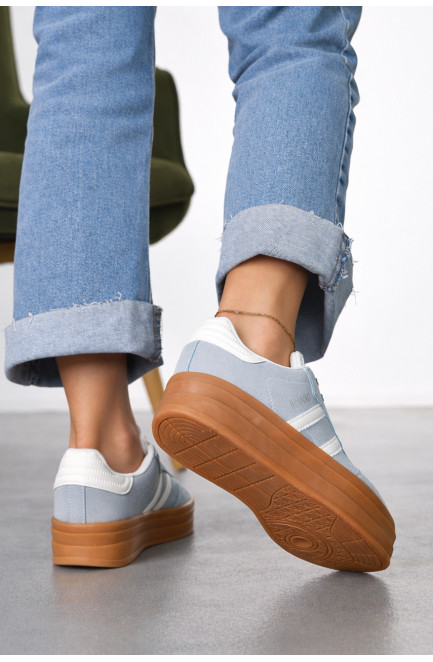 Кроссовки женские голубого цвета 212471L