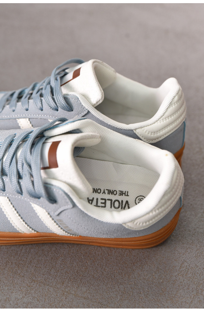 Кроссовки женские голубого цвета 212471L