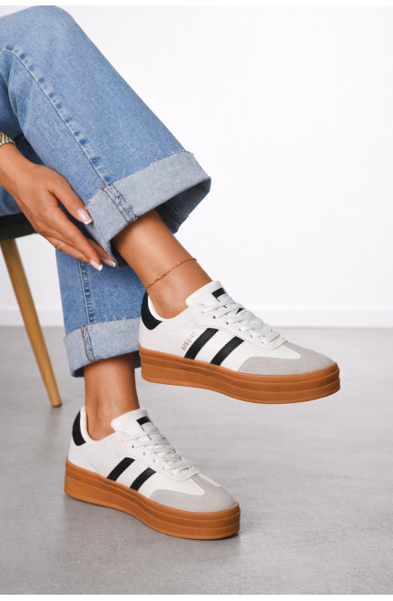 Кроссовки женские белого цвета 212476L