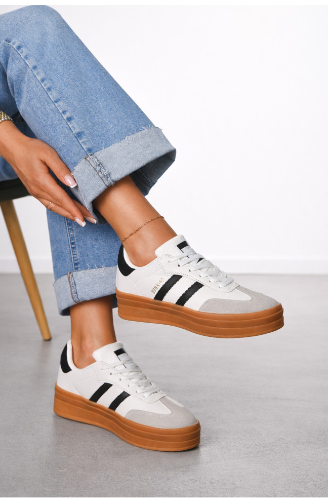 Кроссовки женские белого цвета 212476L