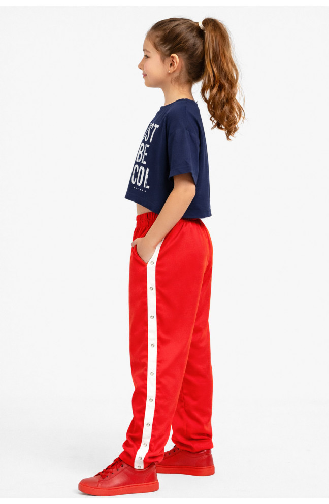 Костюм подростковый для девочки тёмно-синего цвета 212541L