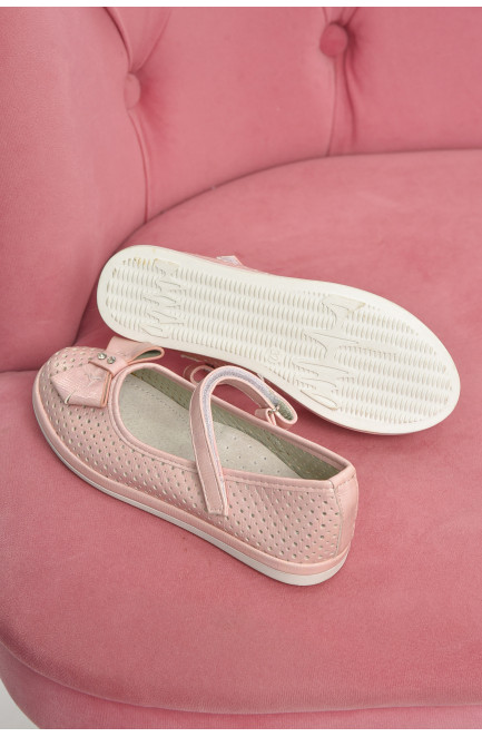 Балетки для дівчинки світло-рожевого кольору 214377L